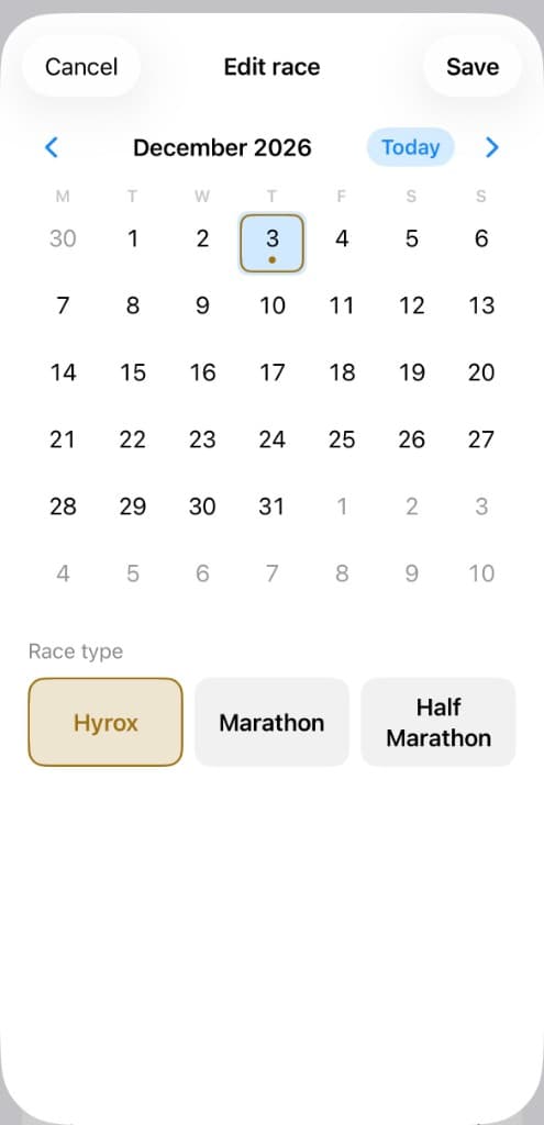 Adding a race in T-Minus